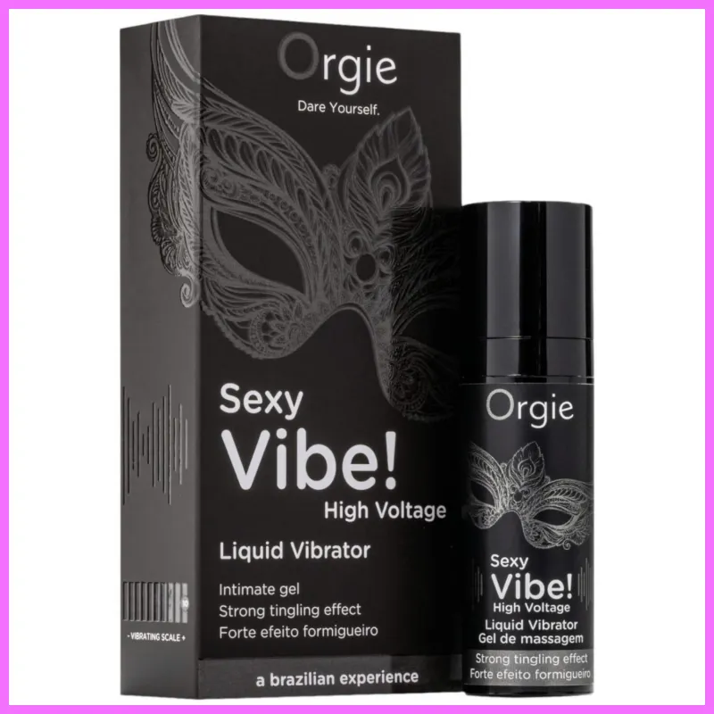 Orgie Sexy Vibe High Voltage - unisex folyékony vibrátor 15ml Natúr íz adultsexshop-hu 1