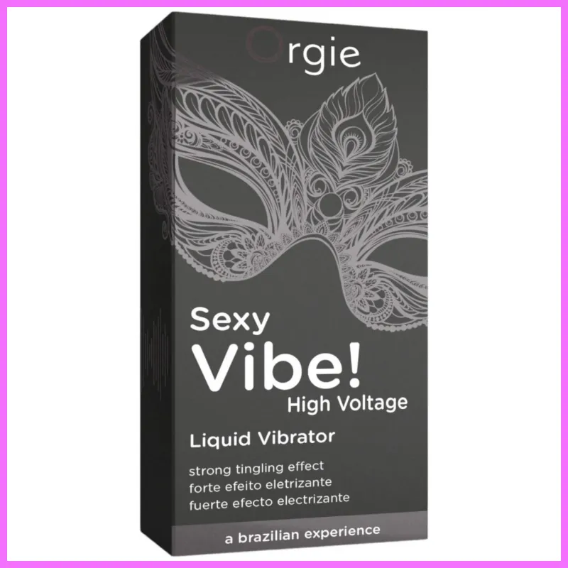 Orgie Sexy Vibe High Voltage - unisex folyékony vibrátor 15ml Natúr íz adultsexshop-hu 3
