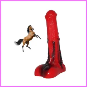 Paripa dildo red-black -24cm. adultsexshop-hu 1