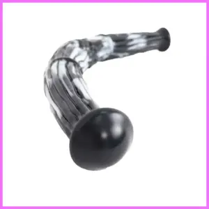 Paripa, fekete-fehér kétvégű dildó-42cm. adultsexshop-hu 1