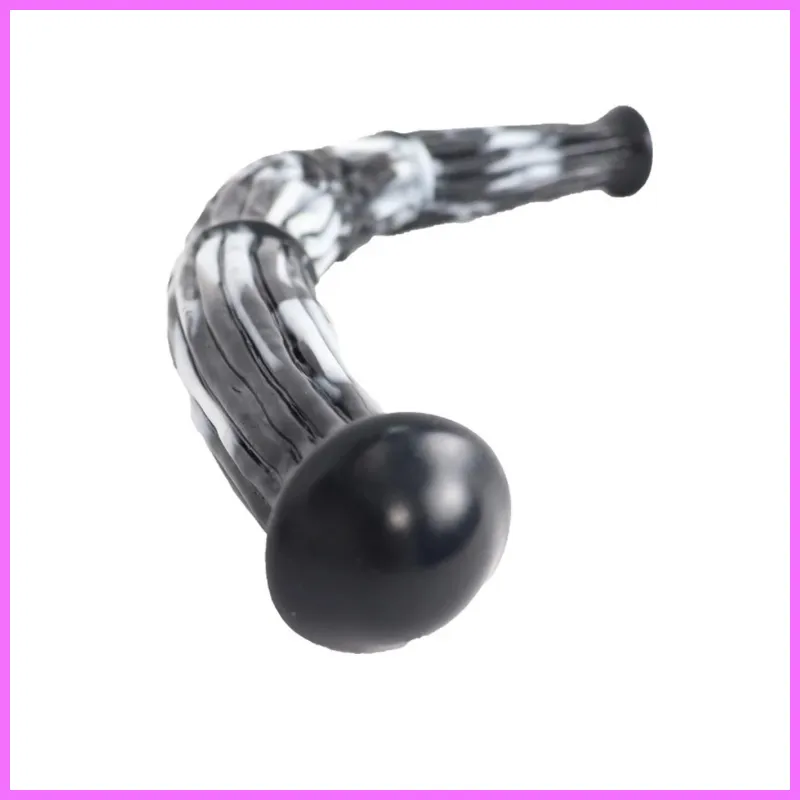 Paripa, fekete-fehér kétvégű dildó-42cm. adultsexshop-hu 1
