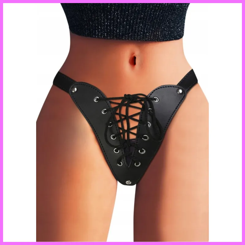 Peggi műbőr tanga Méret:S-XL adultsexshop-hu 1