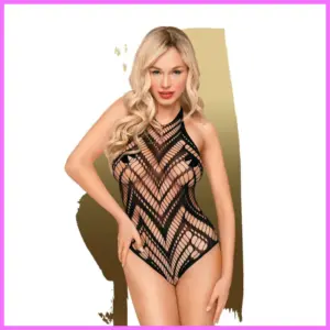 Penthouse Go Hotter - nyakpántos, lyukacsos body,fekete. Méret:S-L adultsexshop-hu 1