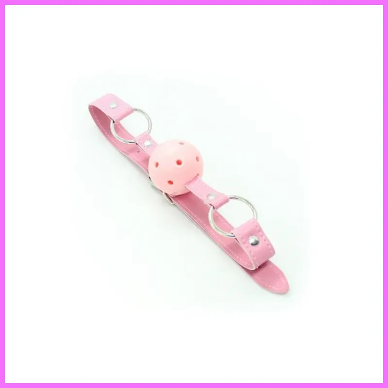 Pink szájpecek lyukacsos golyóval. adultsexshop-hu 2