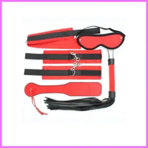 Piros bondage set,6db-os. adultsexshop-hu 1