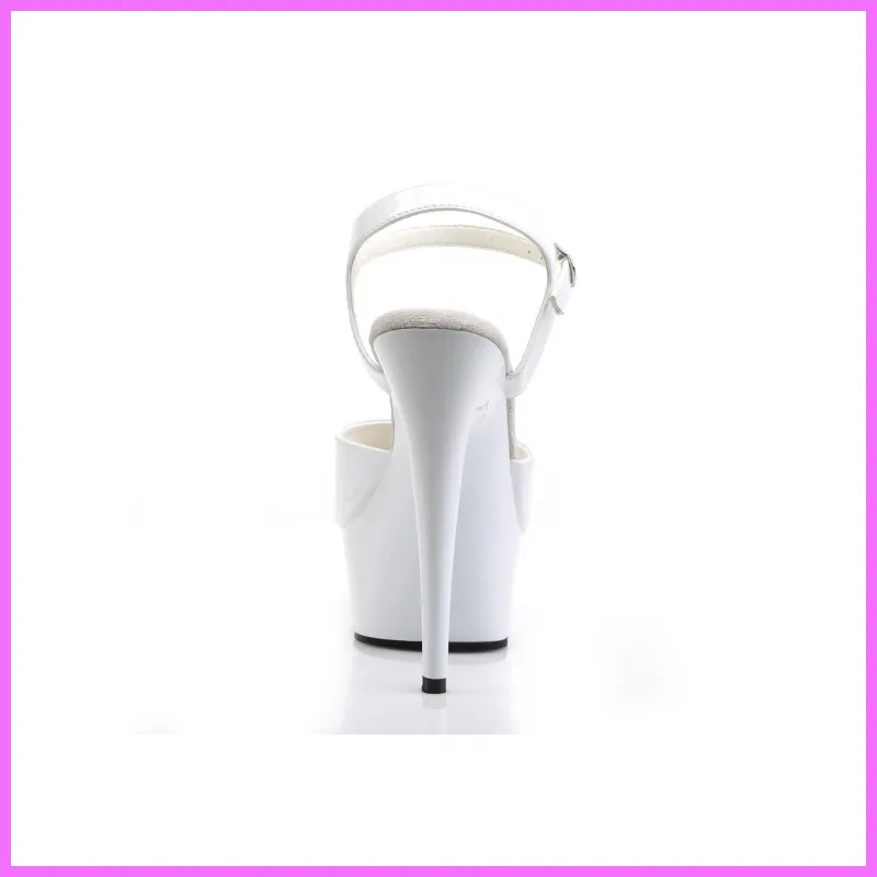 Pleaser Delight 609 fehér szandál. 36-os adultsexshop-hu 3