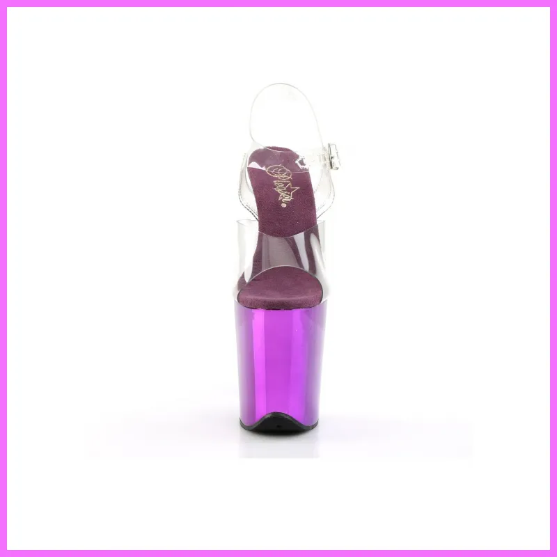 Pleaser Flamingo lila extra magas platform szandál. 40-es adultsexshop-hu 2