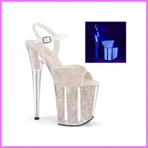 Pleaser neon opál csillámos platform szandál 36-os adultsexshop-hu 1