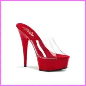 Pleaser piros platform papucs. méret:40-es adultsexshop-hu 1