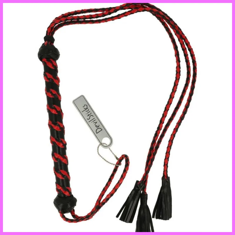 POLY fonott bőr korbács-64cm. adultsexshop-hu 1