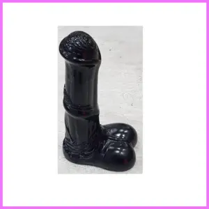 Pony élethű,fekete-25cm. adultsexshop-hu 1