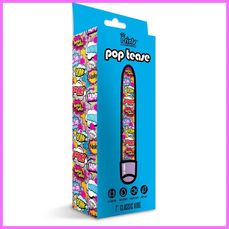 POP TEASE CLASSIC VIBE FUCK PURPLE -18cm. adultsexshop-hu 3