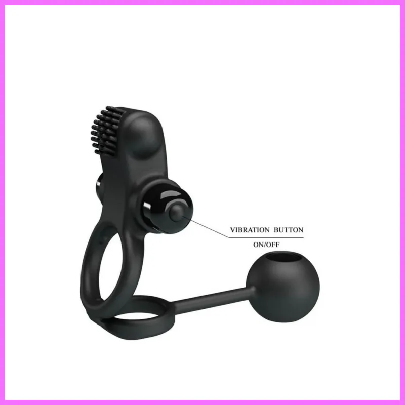 Pretty Vibration Penis Sleeve-szilikon. adultsexshop-hu 1