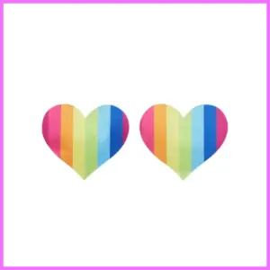 Rainbow Heart mellbimbó tapasz. adultsexshop-hu 1