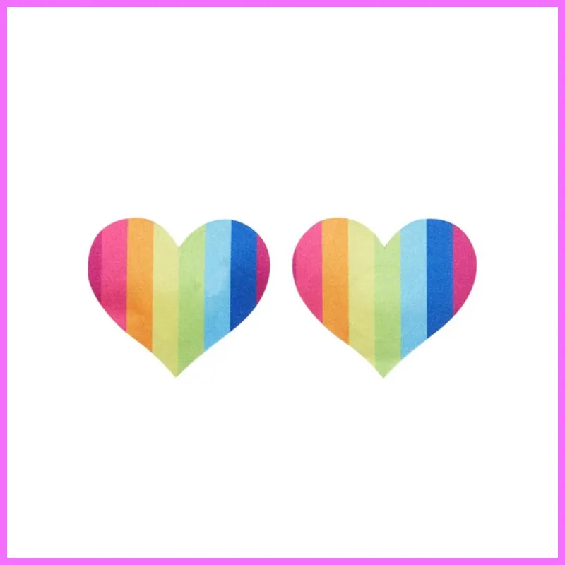 Rainbow Heart mellbimbó tapasz. adultsexshop-hu 1
