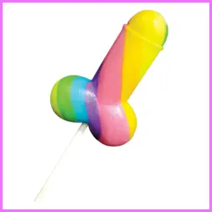 Rainbow pénisz nyalóka. adultsexshop-hu 1