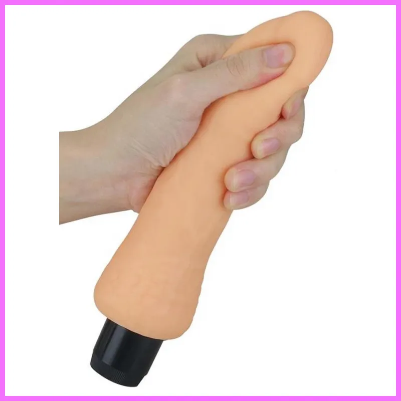 Real Feel Cyberskin Vibrator-20cm. adultsexshop-hu 2