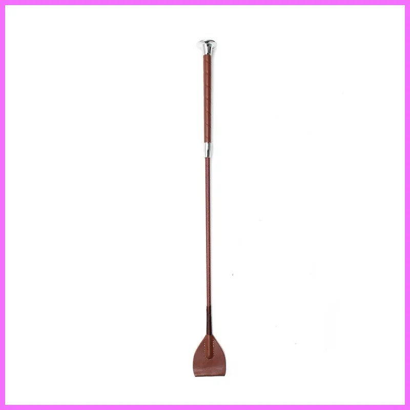 Rimba - Bőr lovaglópálca,barna-67cm. adultsexshop-hu 1
