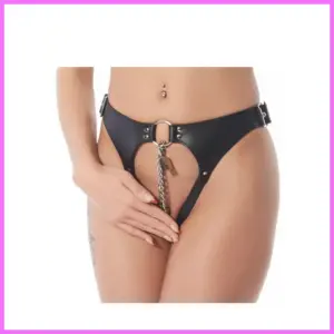 Rimba Női bőr erényőv lánccal. adultsexshop-hu 1