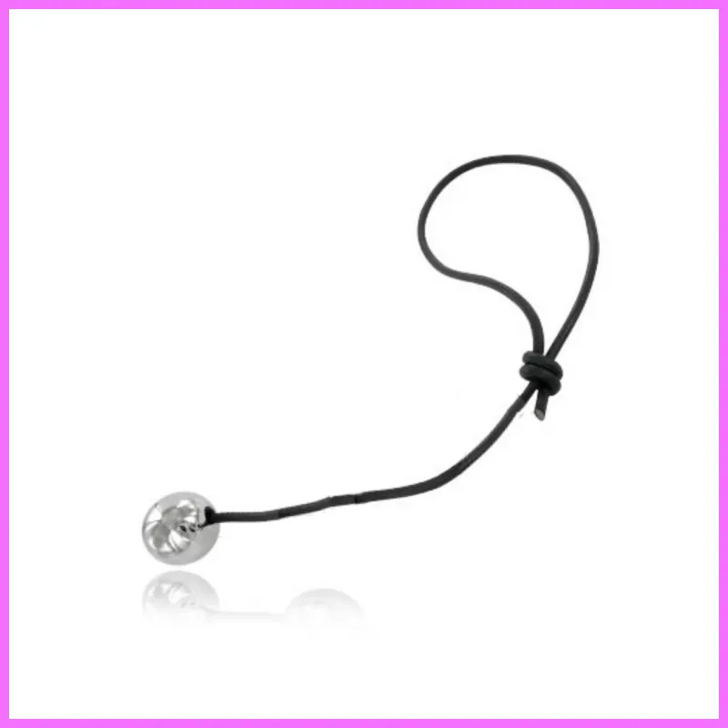 Rozsdamentes golyó bőr szárral-45mm. adultsexshop-hu 1