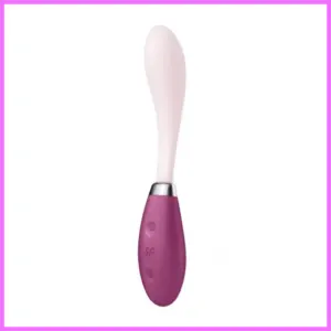 Satisfyer G-Spot Flex 3 - akkus G-pont vibrátor,pink-bordó. adultsexshop-hu 1
