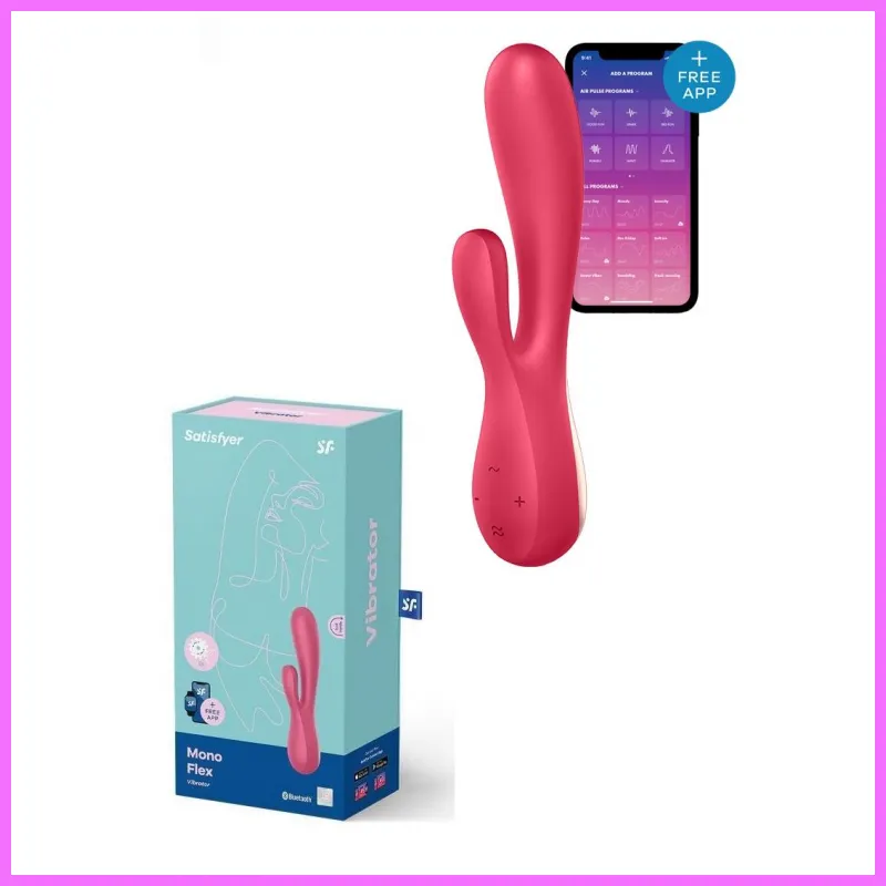 Satisfyer Mono Flex-okos, akkus vibrátor. Piros adultsexshop-hu 3