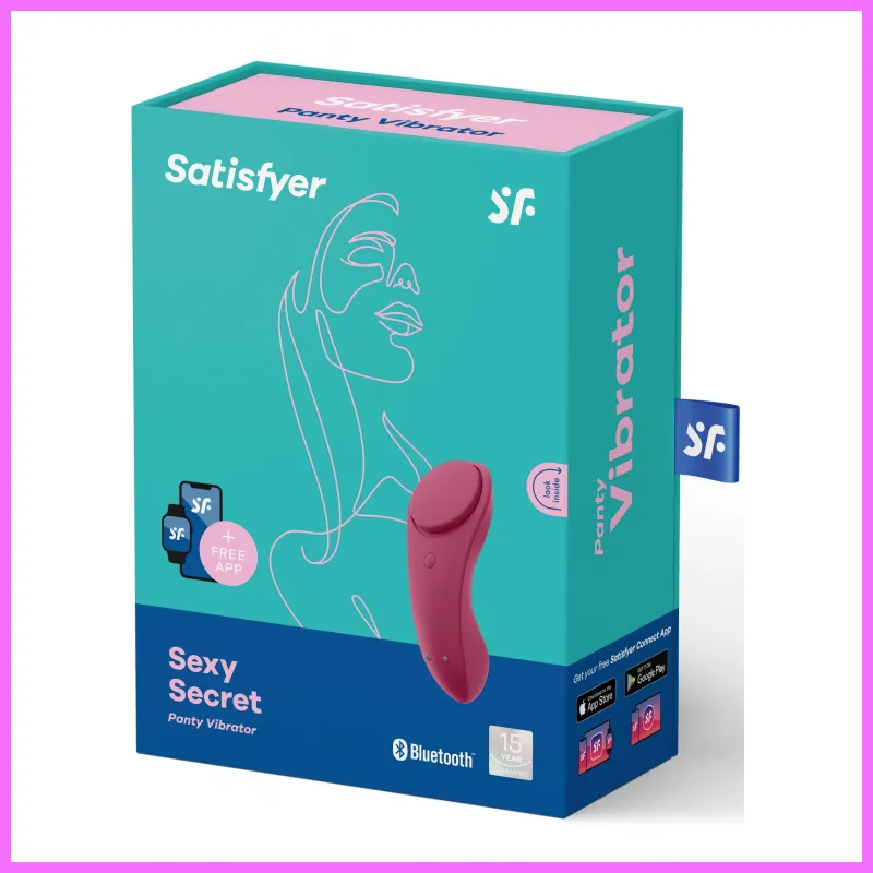 Satisfyer Sexy Secret - okos, akkus, vízálló csiklóvibrátor,bordó. adultsexshop-hu 4