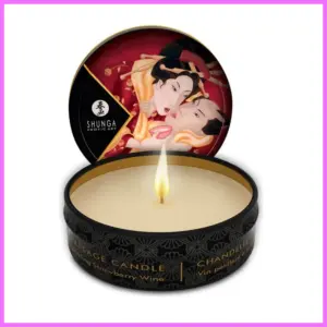 Shunga - masszázsgyertya - eper-30ml. adultsexshop-hu 1