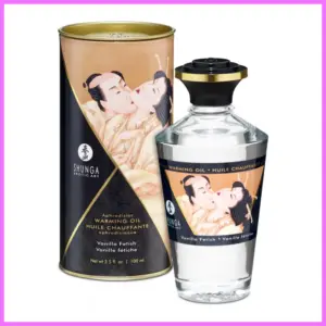 Shunga - melegítő hatású masszázsolaj,vanília- 100ml. adultsexshop-hu 1