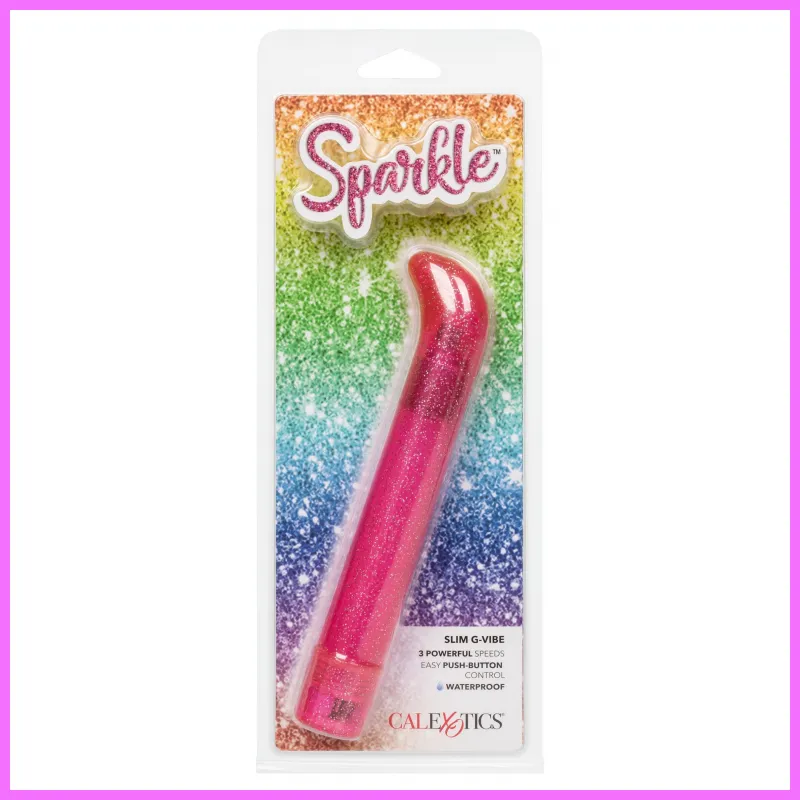 Sparkle Slim G-Vibe,pink -18cm. adultsexshop-hu 2