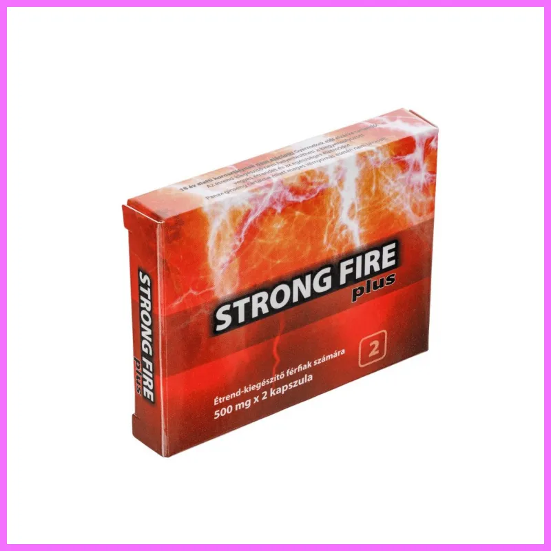 Strong Fire PLUS -kapszula férfiaknak -2db. adultsexshop-hu 1