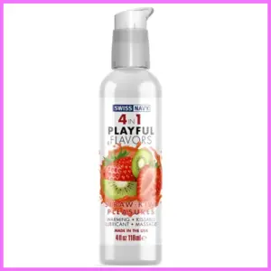 Swiss Navy 4in1 Eper-Kiwi ízű vizalapú síkosító -118ml adultsexshop-hu 1