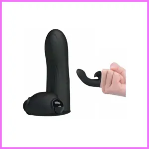 Szilikon vibrátoros ujjazó. adultsexshop-hu 1