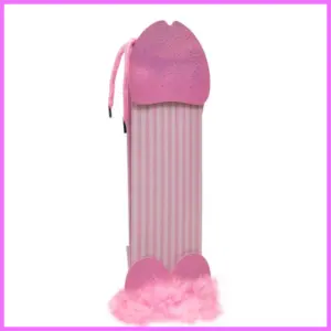 Szőrös papír táska pénisszel -30cm. adultsexshop-hu 1