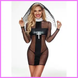 Szuper szexi apáca szett. Méret:S/M adultsexshop-hu 1