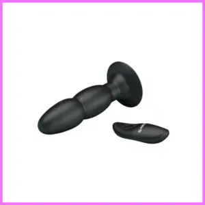 Távirányítós,akkus szilikon anál plug forgó gyöngyökkel. adultsexshop-hu 1