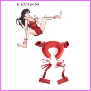 Terpeszpárna bilincsekkel. Piros adultsexshop-hu 1
