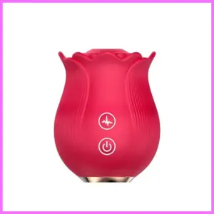 The Rose 2- akkus, léghullámos rózsa csikló vibrátor adultsexshop-hu 1