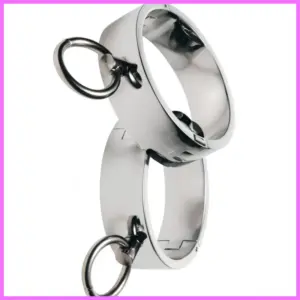 Triest acél kézbilincs. Belső átmérő:5,6cm. adultsexshop-hu 1