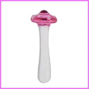 Üveg pink mushroom anal plug. adultsexshop-hu 1