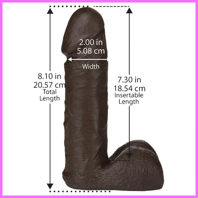 Vac-U-Lock Realistic barna. adultsexshop-hu 2