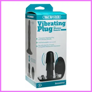 VAC-U-LOCK Vibrating Plug with Remote. adultsexshop-hu 1