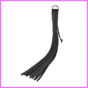 Xavier bőr korbács,fekete -60cm. adultsexshop-hu 1