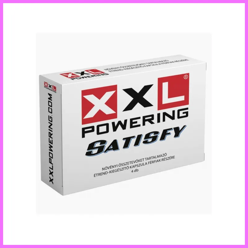 XXL powering Satisfy - férfiaknak erekció kapszula. 4kapszula adultsexshop-hu 1