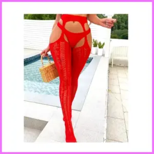 Clara piros nyitott harisnya. adultsexshop-hu 1