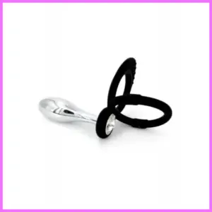 Fém anal plug szilikon here és péniszgyűrűvel. adultsexshop-hu 1