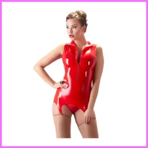 LATEX - ujjatlan harisnyatartós felső. Méret:M adultsexshop-hu 1