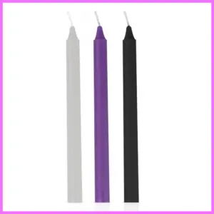 Sensual Hot Wax - BDSM testgyertya szett-3db. Lila,piros,fekete adultsexshop-hu 1
